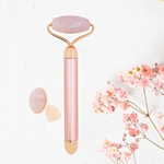 Masseur Électrique Facial - Quartz Rose