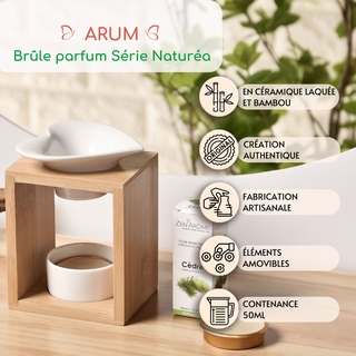 Brûle parfum Série Naturéa - Arum