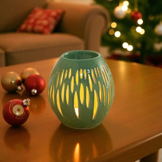 Brûle parfum Série Céramy <br /> Ovali Olive