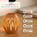 Brûle parfum Série Céramy <br /> Ovali Terra