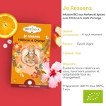 Tisane Bio JE RESSENS<br />Gamme Chakra