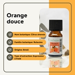 Huiles Essentielles Orange Douce - 10 ml