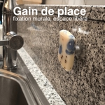 Porte-savon magnétique sans perçage