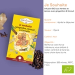 Tisane Bio JE SOUHAITE<br />Gamme Chakra