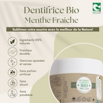 Dentifrice Bio Menthe Fraîche