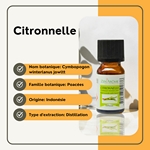 Huiles Essentielles Citronnelle - 10 ml