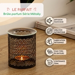 Brûle parfum Série Métally <br /> Le Parfait