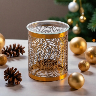Brûle parfum Série Métally <br /> Leaves