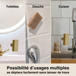 Porte-savon magnétique sans perçage