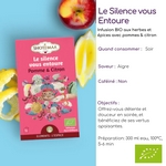 Tisane Bio LE SILENCE VOUS ENTOURE<br />Gamme Éléments
