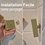 Porte-savon magnétique sans perçage