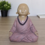 Statuette Bouddha SB2 <br/> Bébé Rose en méditation